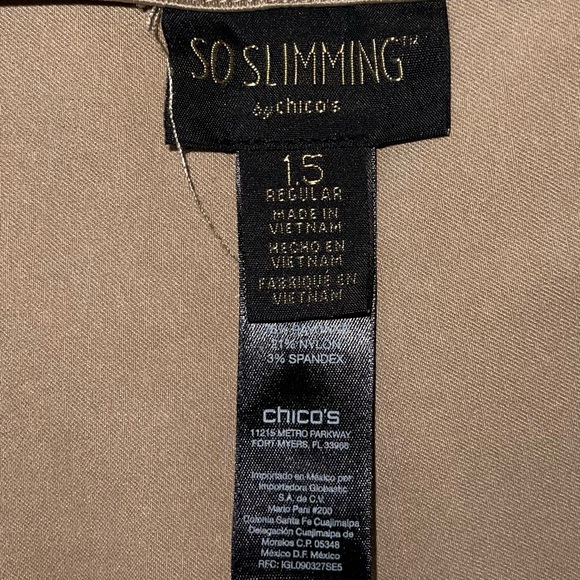 Chico’s So Slimming Pants 10 - Picture 5 of 5